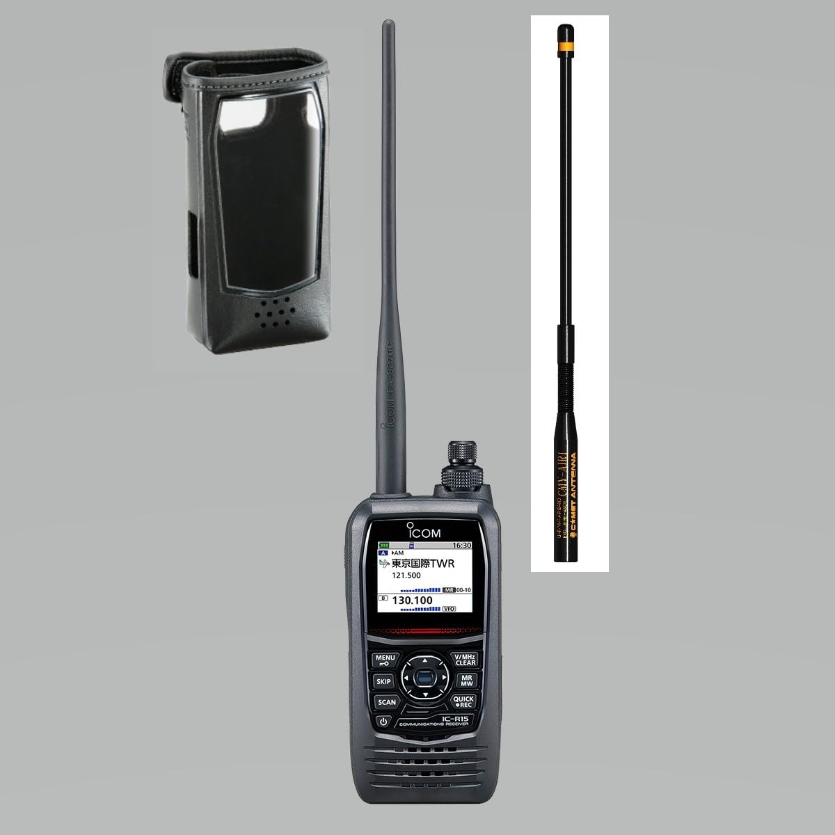 Amazon | IC-R15 広帯域ハンディ受信機 エアーバンドアンテナ（22cm