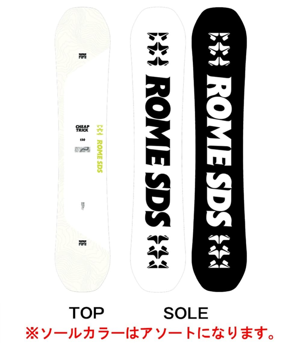 Amazon | [ローム] スノーボード 板 メンズ チープ トリック