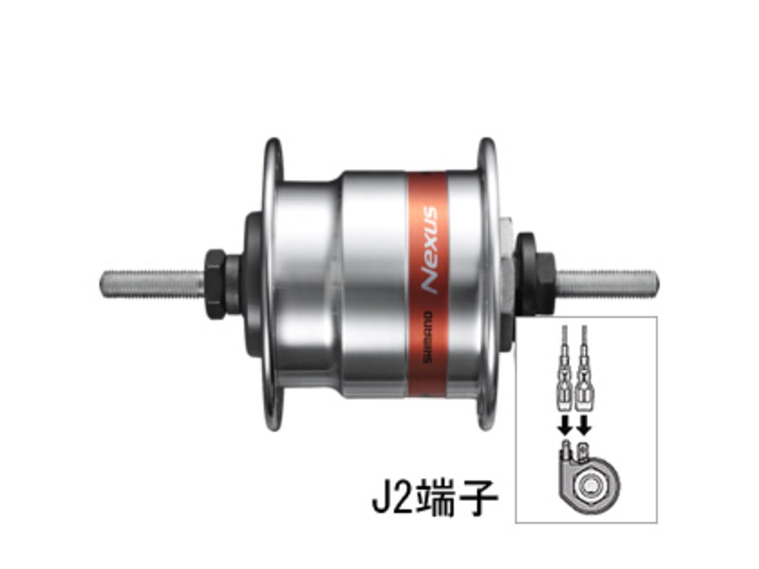 Amazon | シマノ(SHIMANO) ハブダイナモ DH-2N40 シルバー 36H ナット