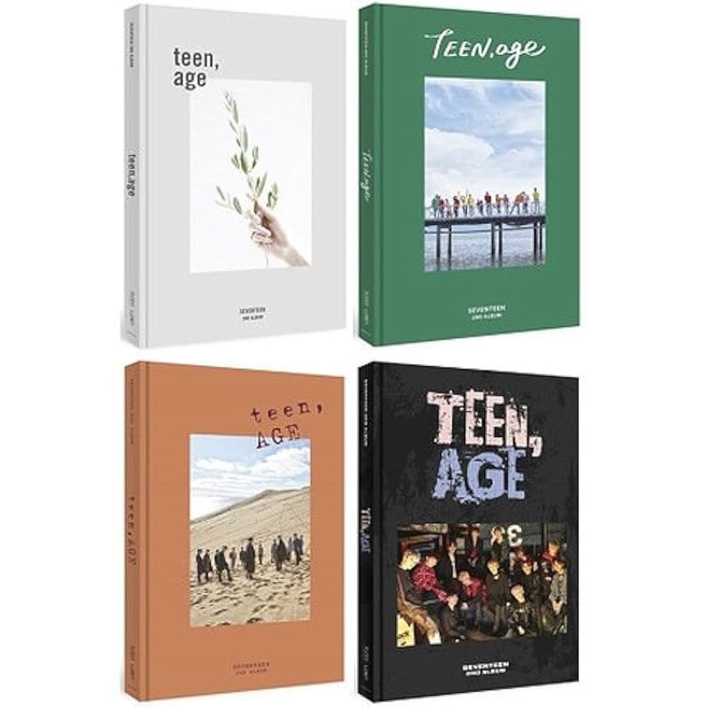 SEVENTEEN - SEVENTEEN [TEEN,AGE] 2nd Album Random Ver CD+Photobook