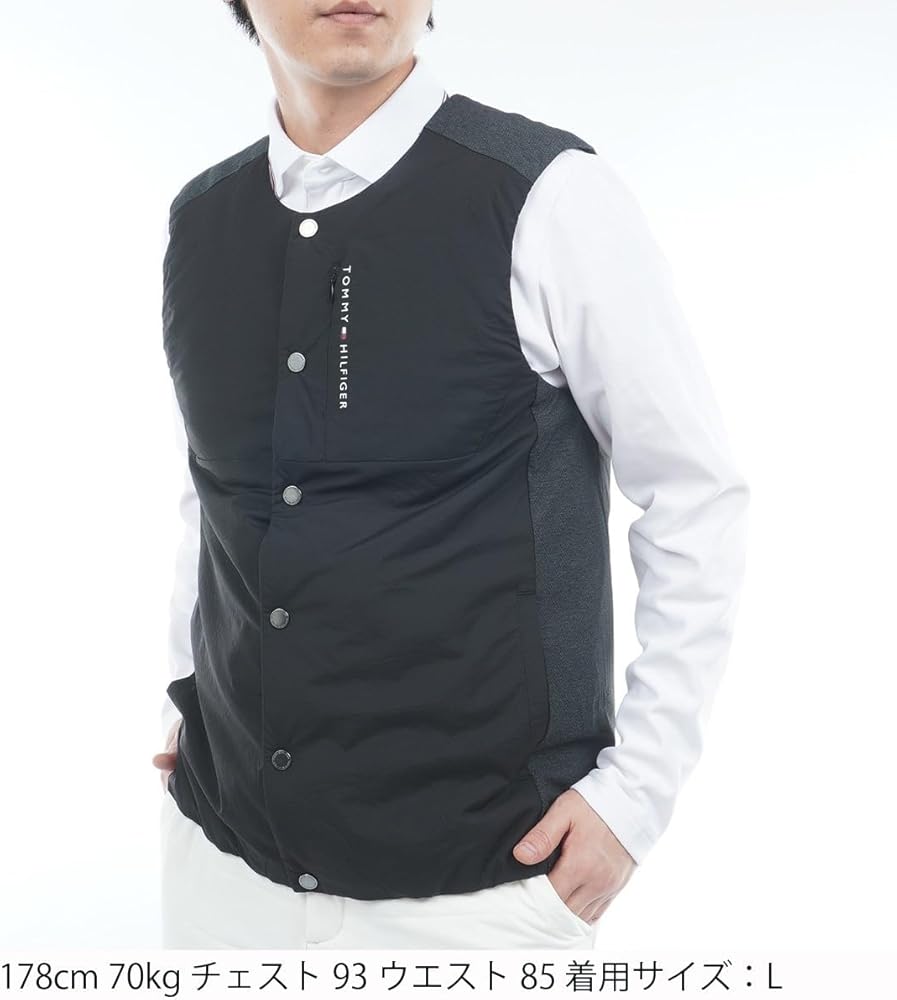 Amazon | [トミー ゴルフ] ダウンベスト TOMMY HILFIGER GOLF(トミー