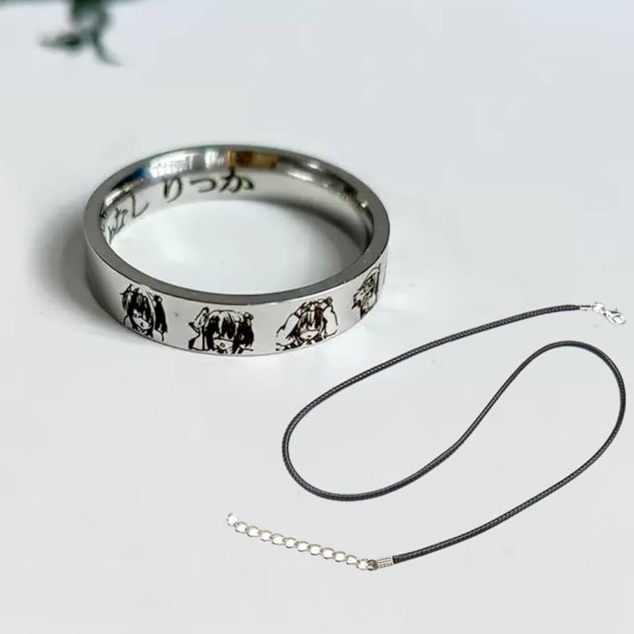 Amazon.co.jp: 中二病でも恋がしたい 指輪 リング ネックレス 小鳥遊