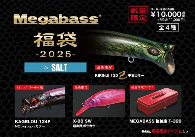 Amazon.co.jp: Megabass（メガバス）2025福袋 SALT SET : ファッション
