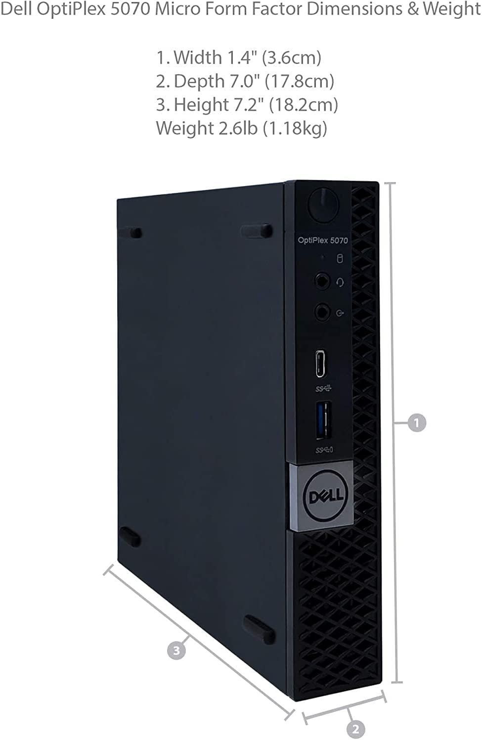 Amazon.com: Dell Optiplex 5070 Micro PC (MFF) Intel Core i5-9500T