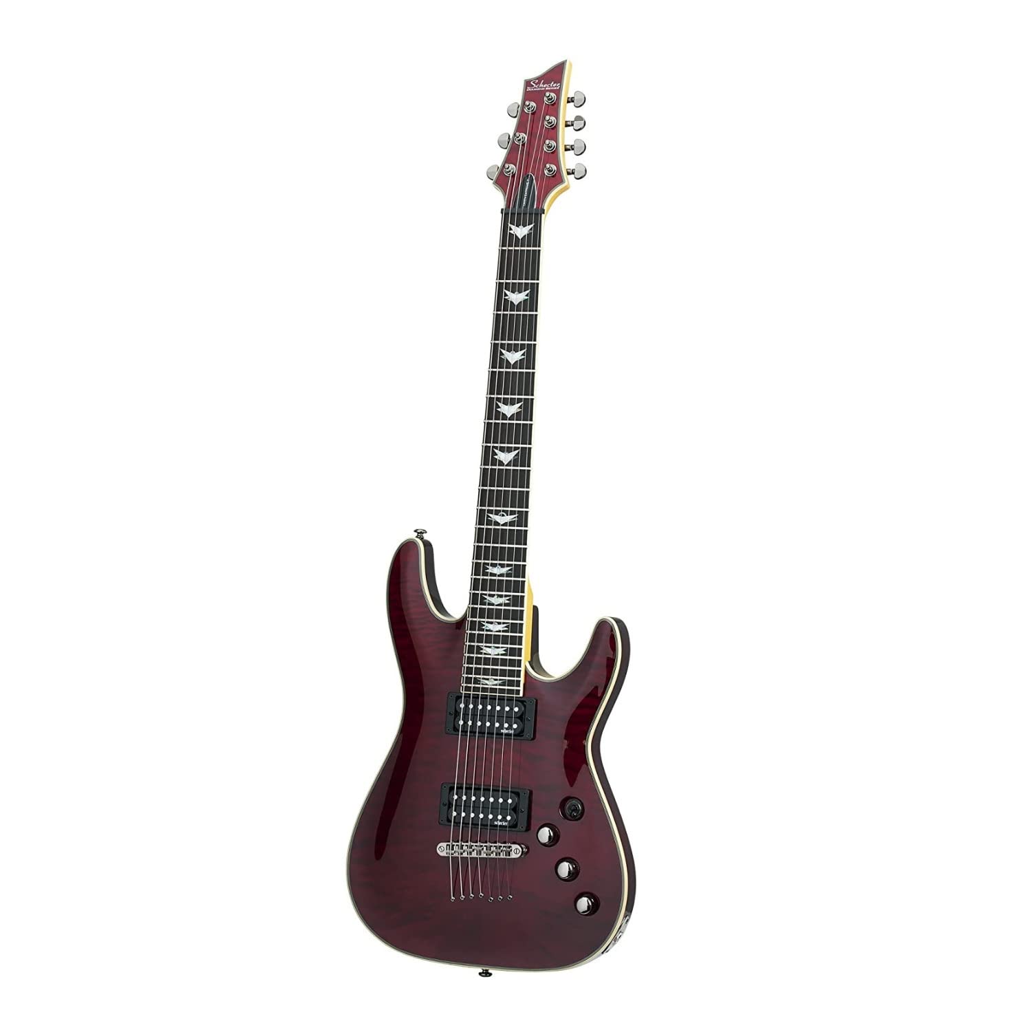 Amazon.com: Schecter Omen Extreme-7 Electric Guitar - Black Cherry