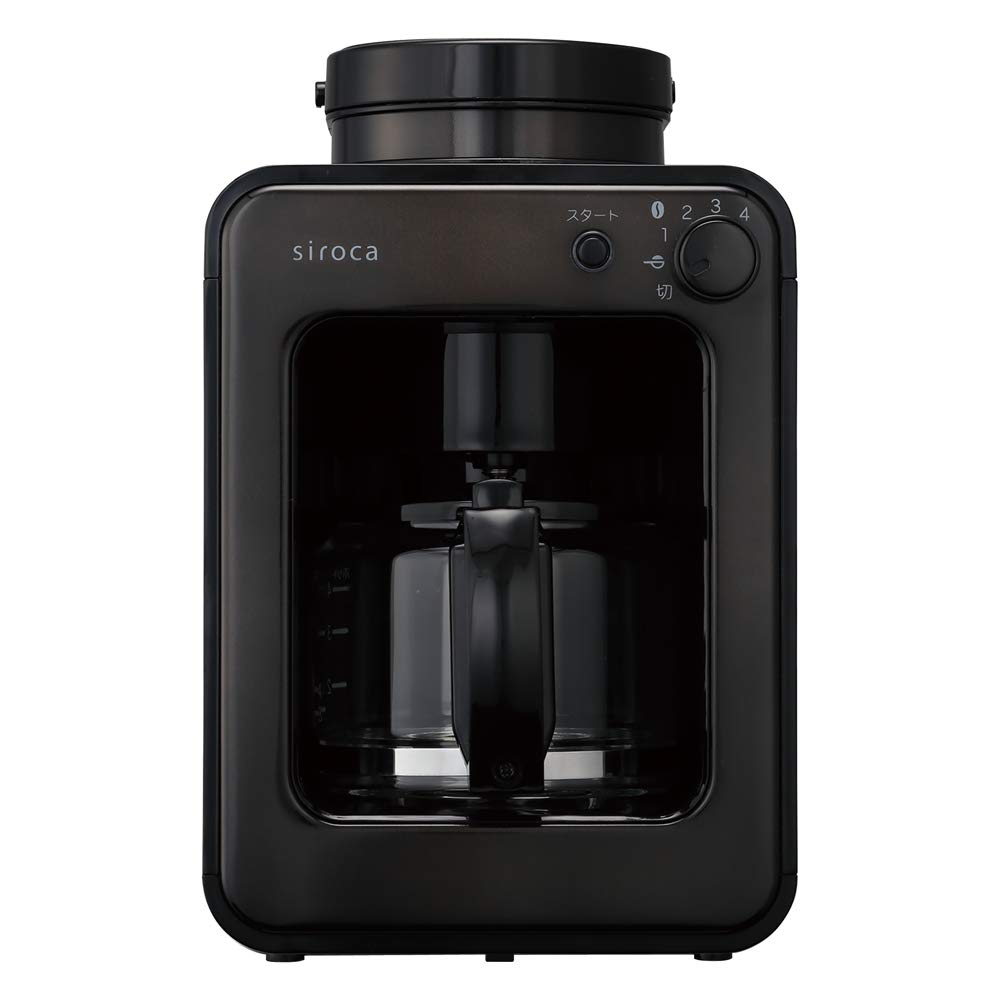 Amazon | siroca 全自動コーヒーメーカー 新ブレード搭載 ガラス