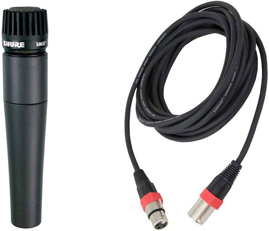 Amazon.co.jp: SHURE SM57-LCE 5Mマイクケーブル（XLRオス-メス）付き
