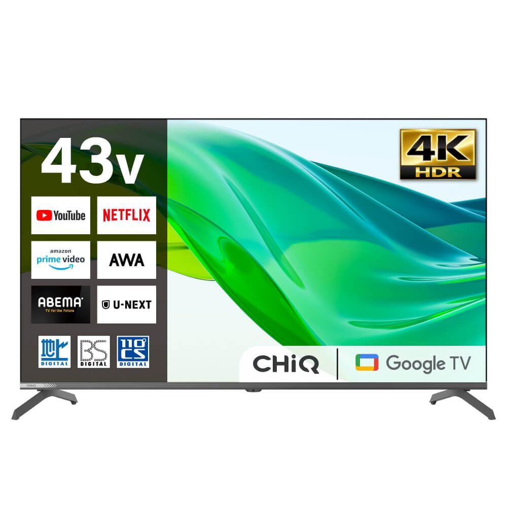 Amazon | スマートテレビ 43型 Googleテレビ 43インチ HDR対応