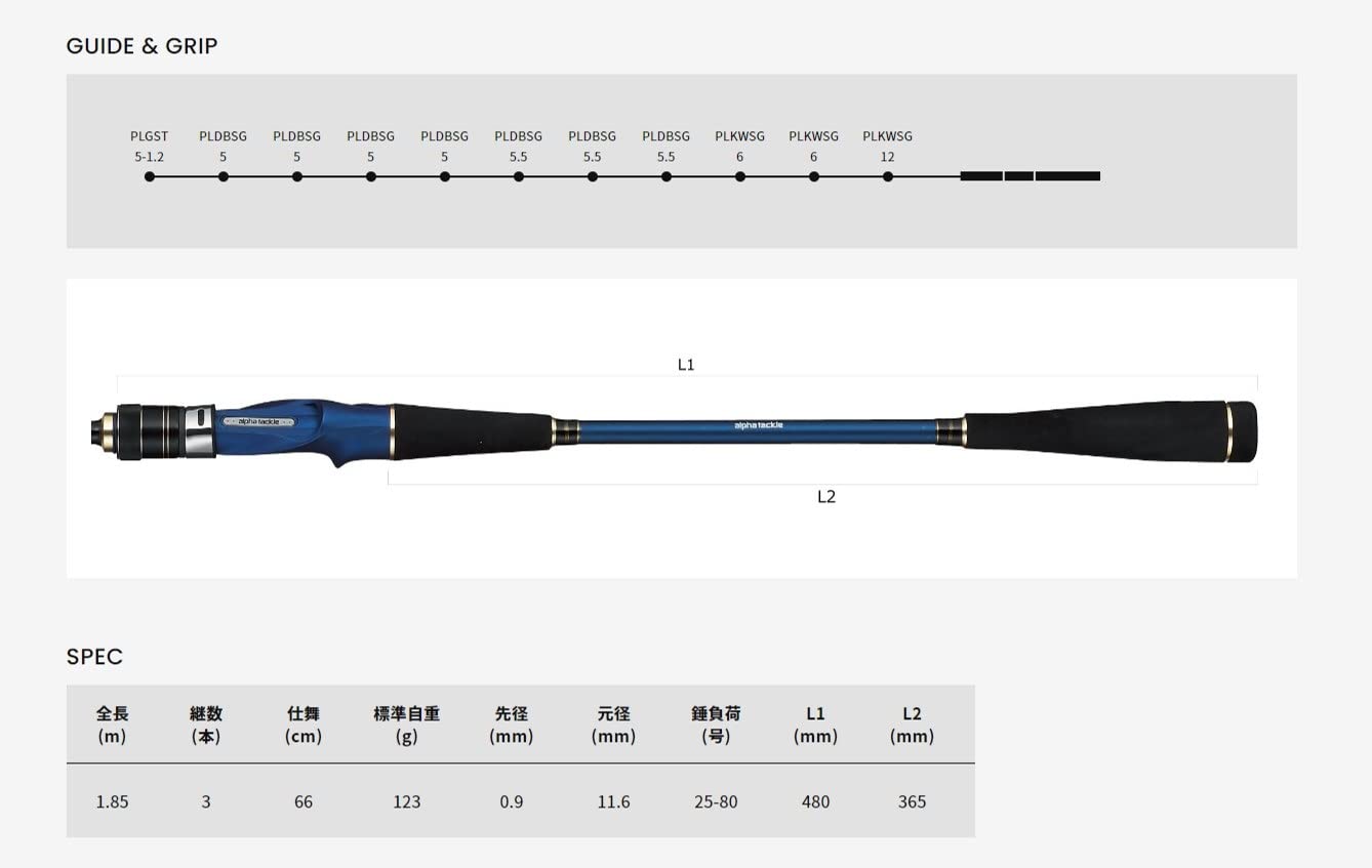 Amazon | アルファタックル(Alpha Tackle) ロッド 船竿 海人 kaijin