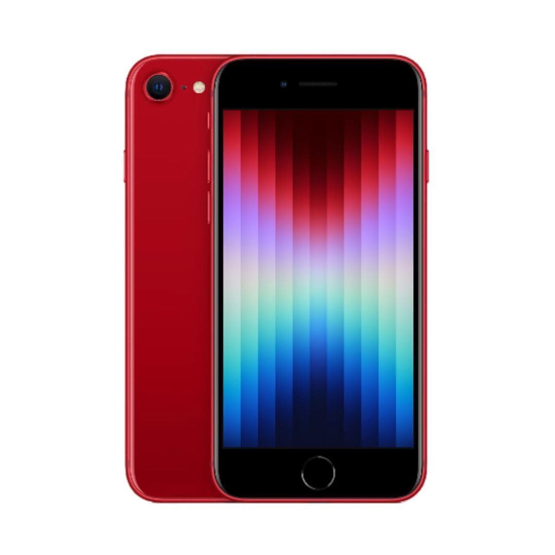 Amazon.com: Apple iPhone SE 3rd Gen, 64GB, RED - Unlocked (Renewed