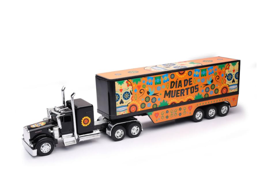 Amazon.com: Shop72 1:32 Scale Toy Truck with Trailer Diecast Semi