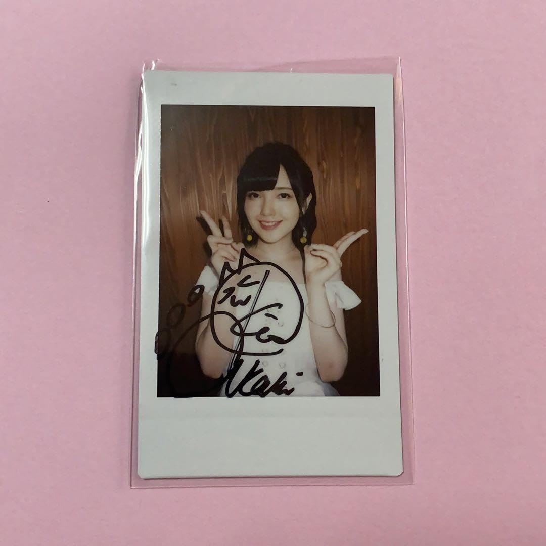 Amazon.co.jp: 鬼頭明里 直筆サイン入り チェキ ポラ 虹ヶ咲 鬼滅 声優