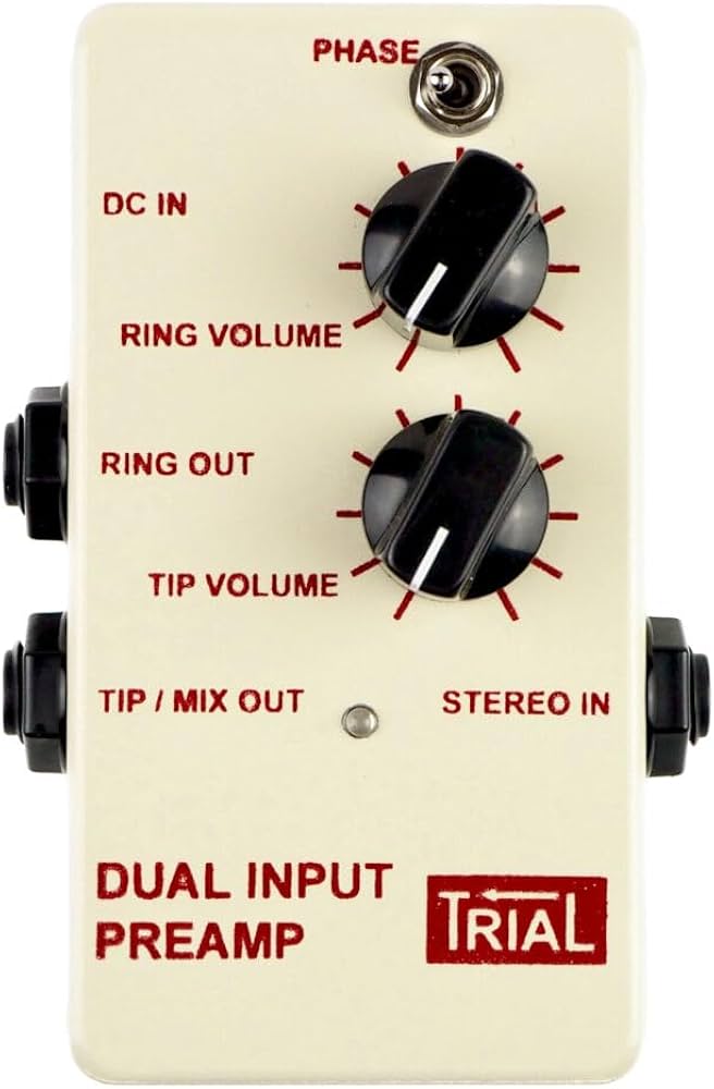 Amazon | TRIAL トライアル/プリアンプ/DUAL INPUT PREAMP | エレキ