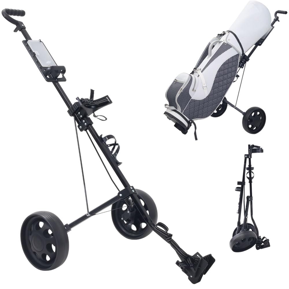 Amazon.co.jp: UPstore ゴルフカート 手引き ゴルフバッグキャリー