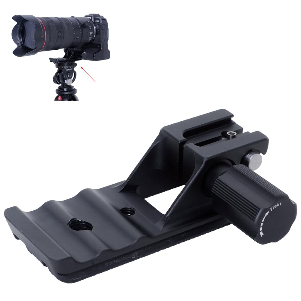 Amazon | iShoot カメラリング式三脚座足、レンズサポート襟 スタンド