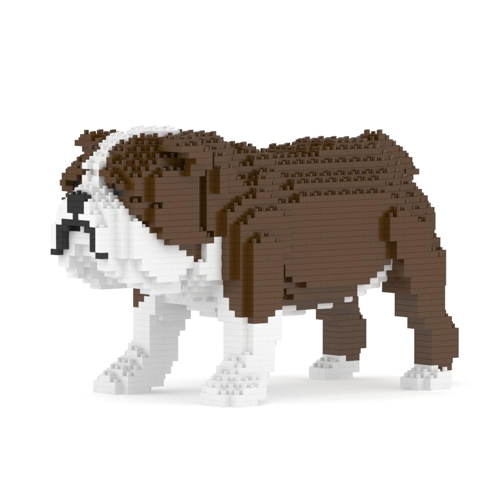 Amazon.com: JEKCA English Bulldog 01S-M01 | Dog Plastic Building