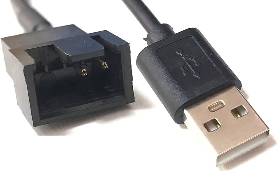 Amazon.co.jp: オーディオファン PCケースファン USB 電源ケーブル 4