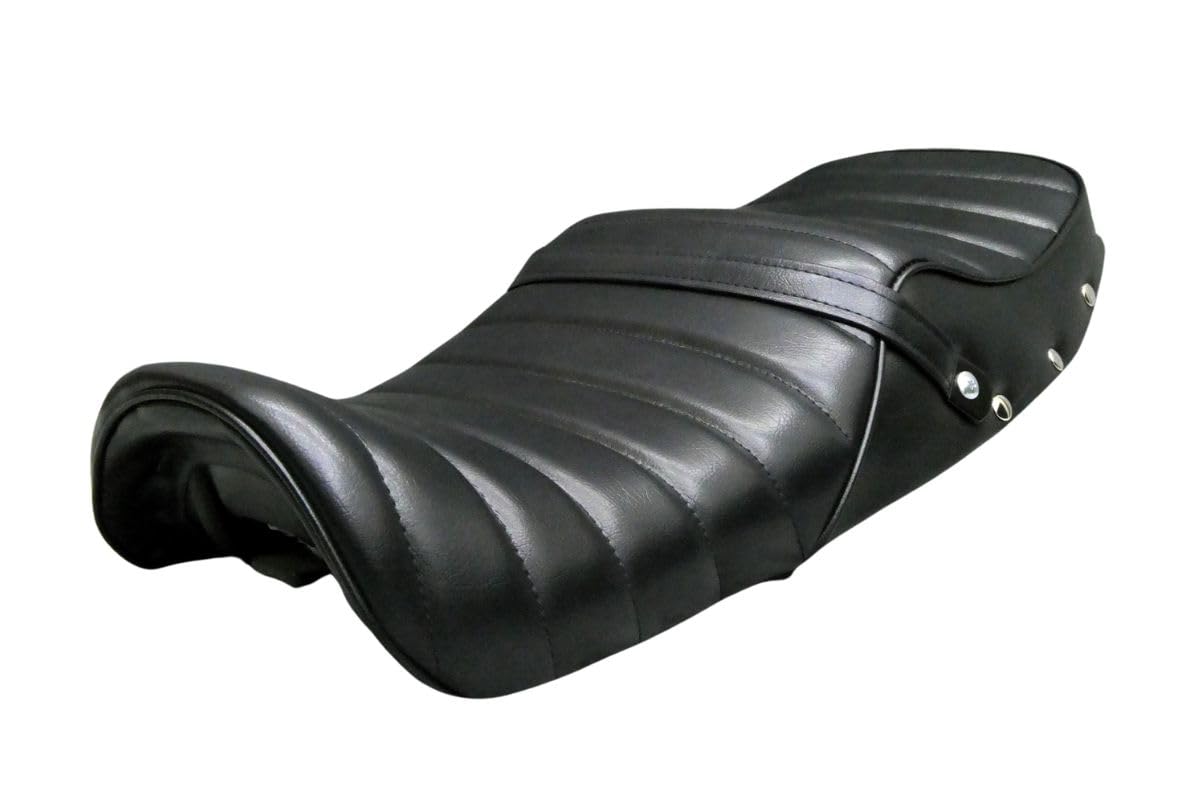 Amazon | XJR400R 後期 タックロールシート/ (黒皮 鋲打ち