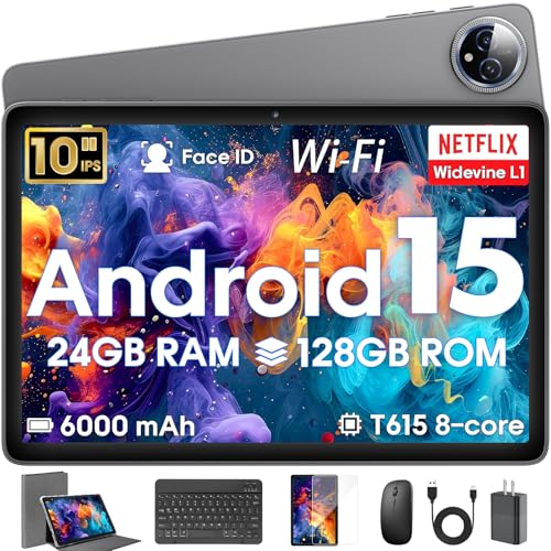 Amazon.co.jp: Android 15 タブレット 10インチ、24GB RAM 128 ROM
