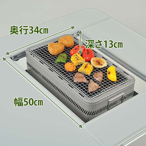 Amazon.co.jp: [キャンパーズコレクション 山善] BBQホリデイテーブル