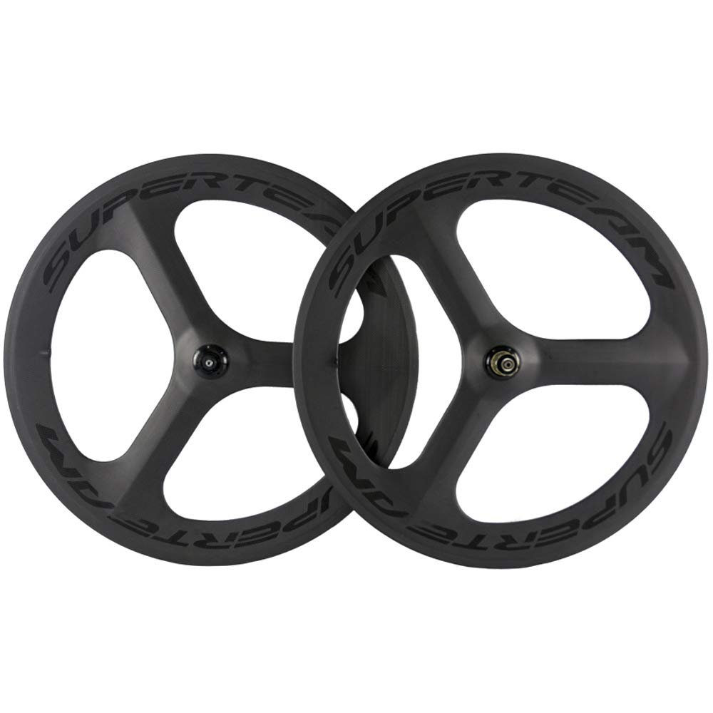 Amazon | SUPERTEAM ロードバイク3 スポーク ーホイールセット 70mm