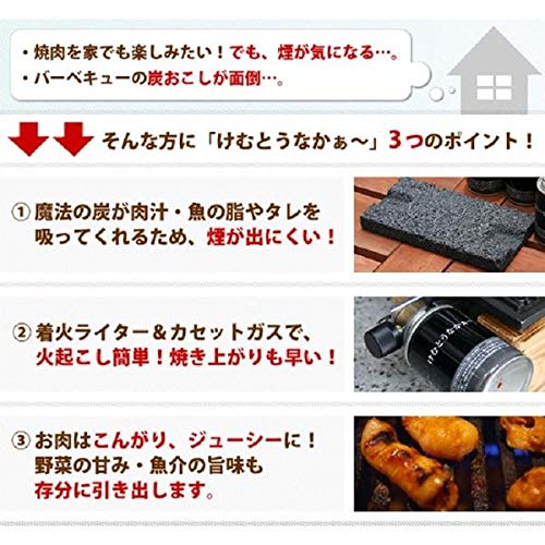 Amazon.co.jp: 正規品 東方工業 無煙コンロ けむとうなかぁ〜 ボンベ2