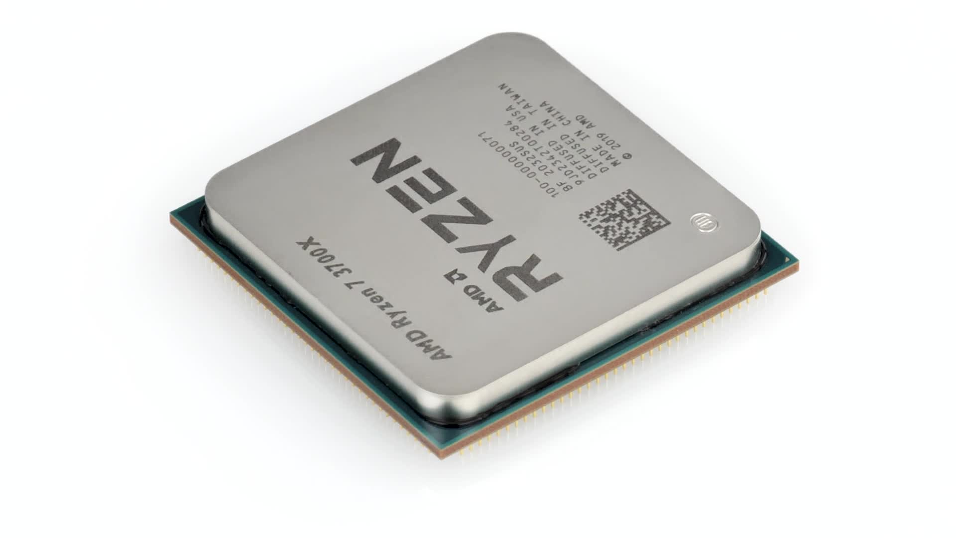 AMD Ryzen 7 3700X, processore Wraith Prism per dissipatore di