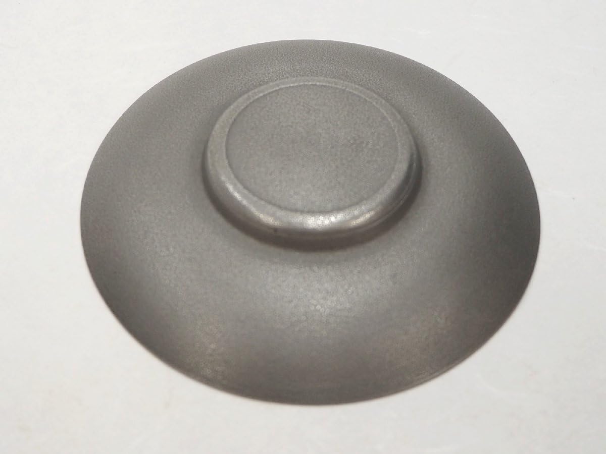 Amazon.co.jp: 精峰堂造 本錫製 茶托 無地 5客セット 径約9.8cm 共箱