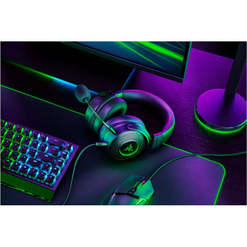 Amazon.co.jp: Razer Kraken V3 HyperSense 有線USBゲーム用ヘッド