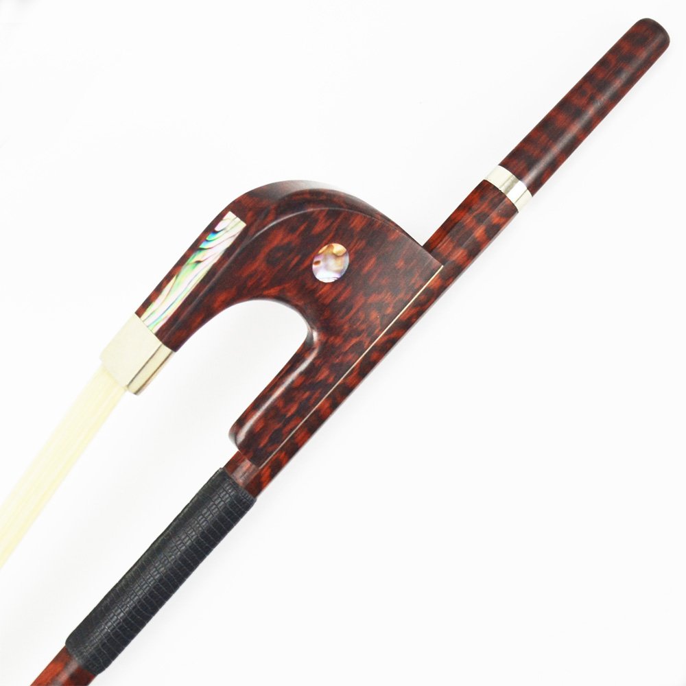 Amazon | 4/4スネークウッド・ジャーマン・コントラバス弓 Snakewood
