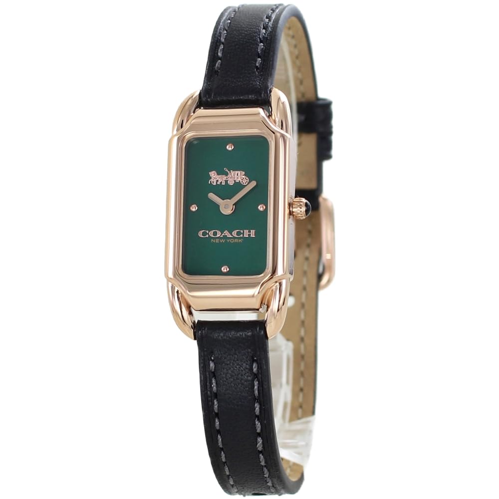 Amazon.co.jp: [コーチ] 腕時計 レディース CADIE ケイディ 長方形 緑
