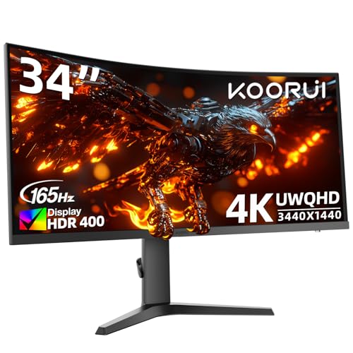 Amazon.co.jp: KOORUI ゲーミング モニター 34E6UC 34インチ 21:9 超