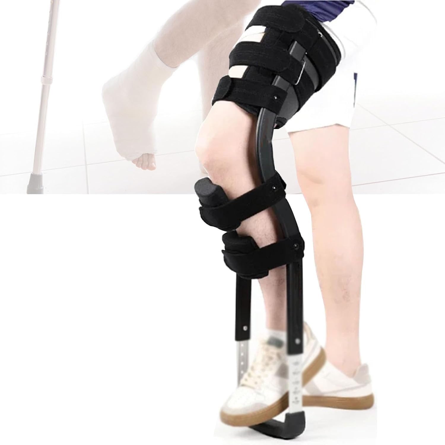 Amazon.co.jp: 膝用松葉杖 ハンズフリー松葉杖 モビリティサポート