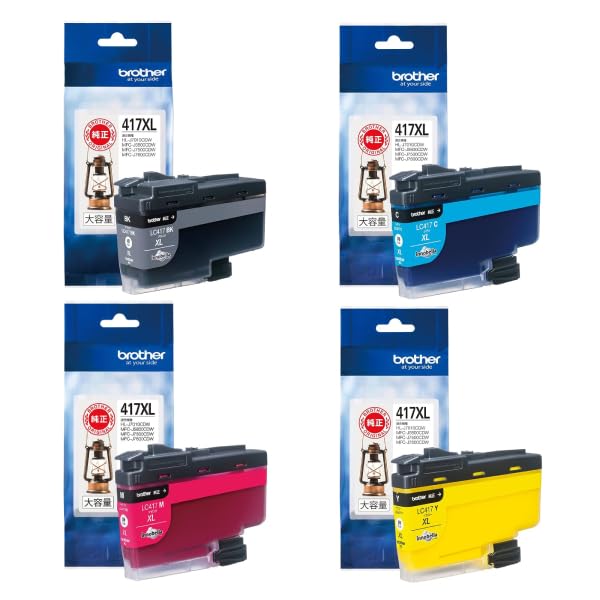 Amazon.co.jp: 【純正品 4個セット】ブラザー 純正品 インク