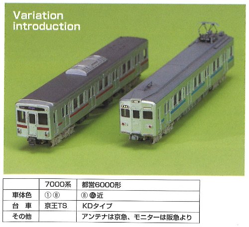 Amazon | グリーンマックス Nゲージ 417 京王6000系 4輌セット (未塗装