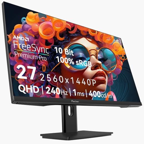 Amazon.co.jp: 27インチ 2K 240Hz QHD 2560x1440P ゲーミングモニター