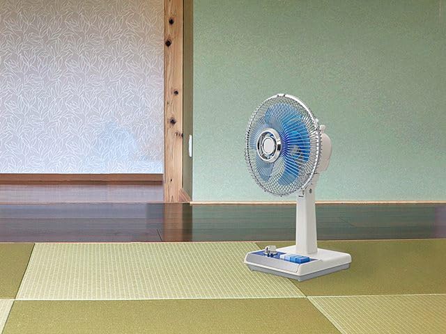 Amazon | KLF-2045/A [レトロデザインミニ扇風機 ブルー] | コイズミ