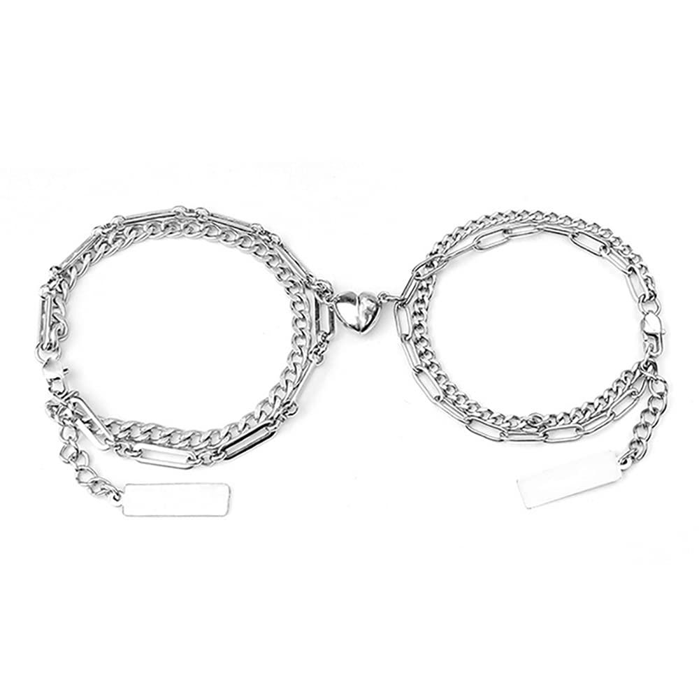 Amazon | ペア ブレスレット ハート 永遠の愛 カップル 人気 メンズ