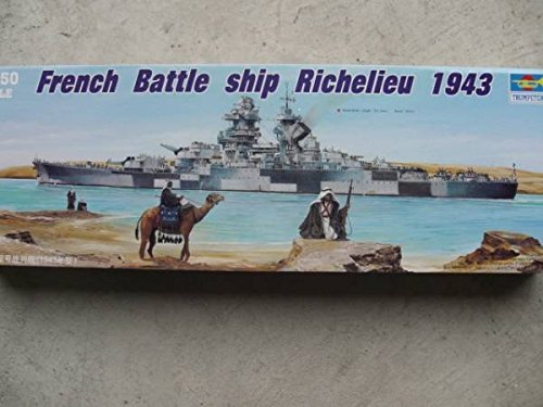 Amazon | トランペッター 1/350 フランス海軍戦艦 リシュリュー 1943