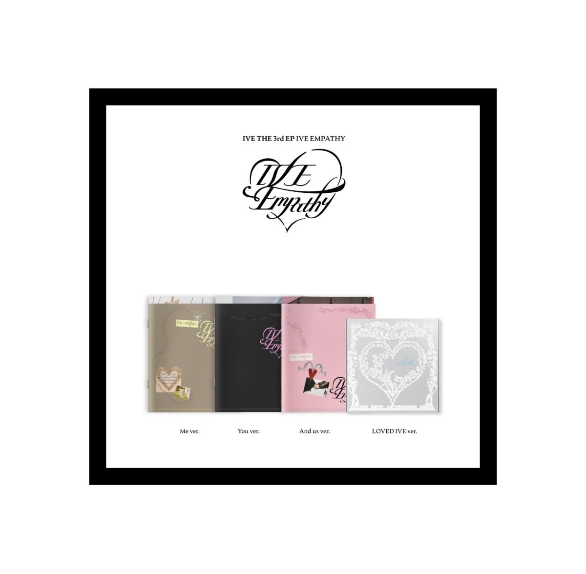 Amazon.co.jp: アイブ Ive Empathy 3rd EP アルバム [韓国盤] (4 ver