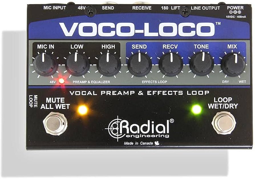 Amazon.com: Radial Voco Loco Microphone Effects Loop Switcher for