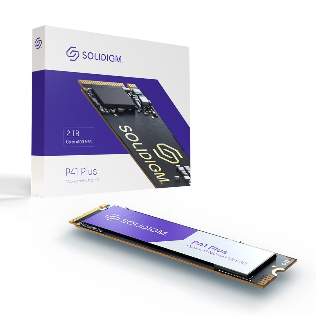 Amazon | Solidigm P41 Plusシリーズ 2TB PCIe GEN 4 NVMe 4.0 x4 M.2