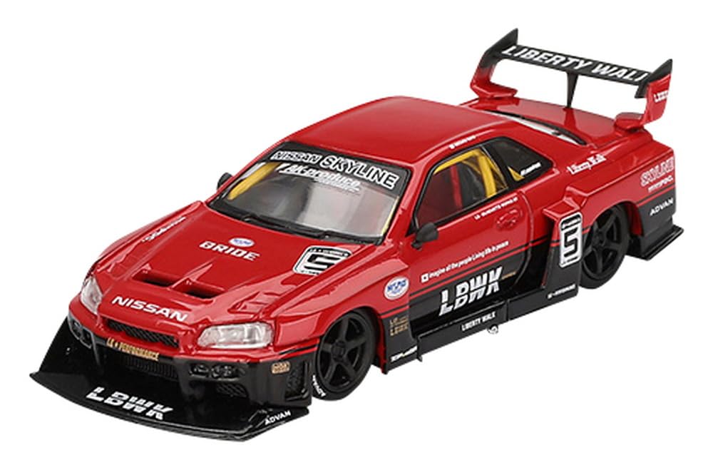 Amazon | MINI GT 1/64 Nissan LB-ER34 Super Silhouette スカイライン