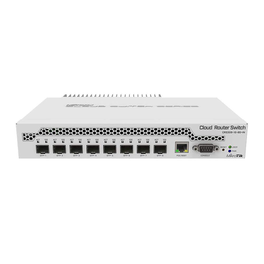 Amazon.com: Mikrotik CRS309-1G-8S+in Switch 1x Gigabit 8X SFP+
