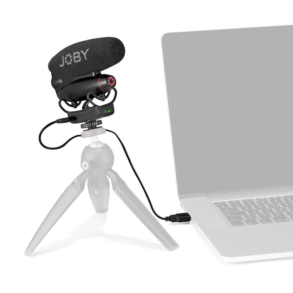 JOBY Wavo PRO DS Professional On-Camera Directional Shotgun