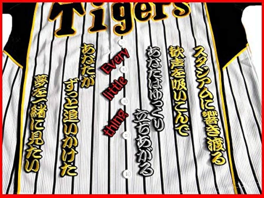 Amazon.co.jp: 藤川球児 入場曲 刺繍 ワッペン 阪神 タイガース 応援