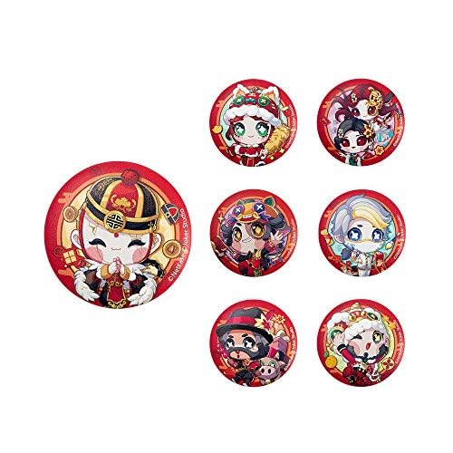 第五人格 バレンタイン 長方形缶バッジ 芸者&空軍、ボンボン&納棺師 箱