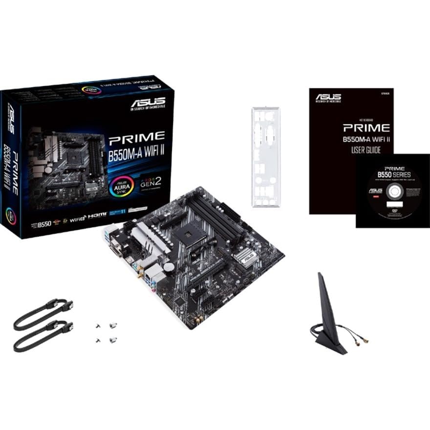 Amazon.com: ASUS Prime B550M-A WiFi II AMD Micro ATX Motherboard