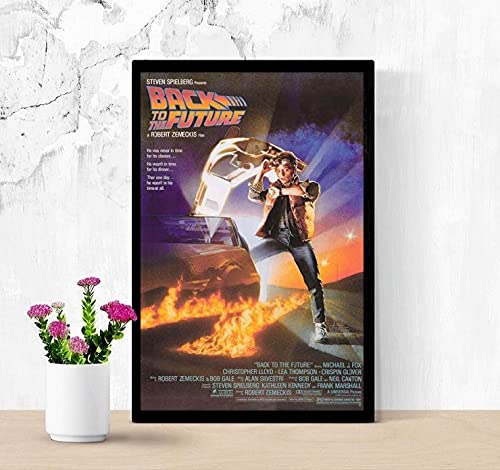 Amazon.co.jp: 【フレーム付-黒-】映画ポスター バック