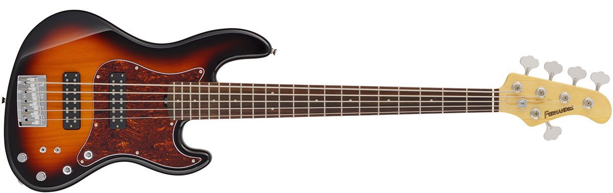 Amazon.co.jp: フェルナンデス エレキベース FJB 5 DLX PCS 3SB : 楽器